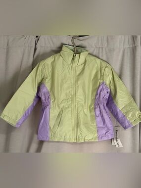 Vintage Cutie,  Girls Reversible Winter Ski Jacket Mint Green Purple Size 8